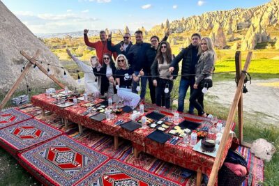Barbecue Picnic in the valley (Sunset Time) - The barbecue picnic spread: what’s on your table