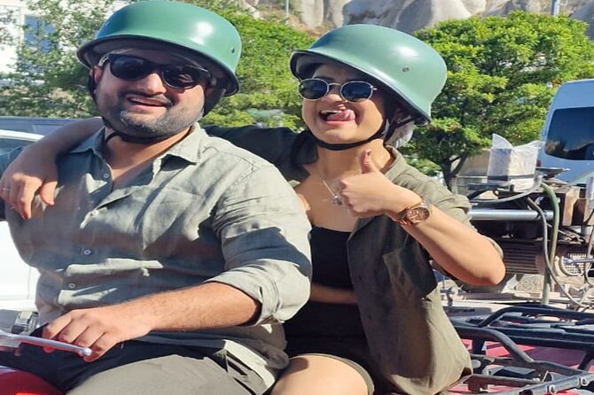 Capadocia atv tour through fairy chimneys and love valley - Starting in Göreme: Cave Houses, Narrow Off-Road Lanes, and Helmet On
