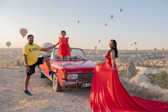 Cappadocia Classic Car Sunset or sunrise - Value check: $96.33 per group (up to 4) for a private balloon-and-car route