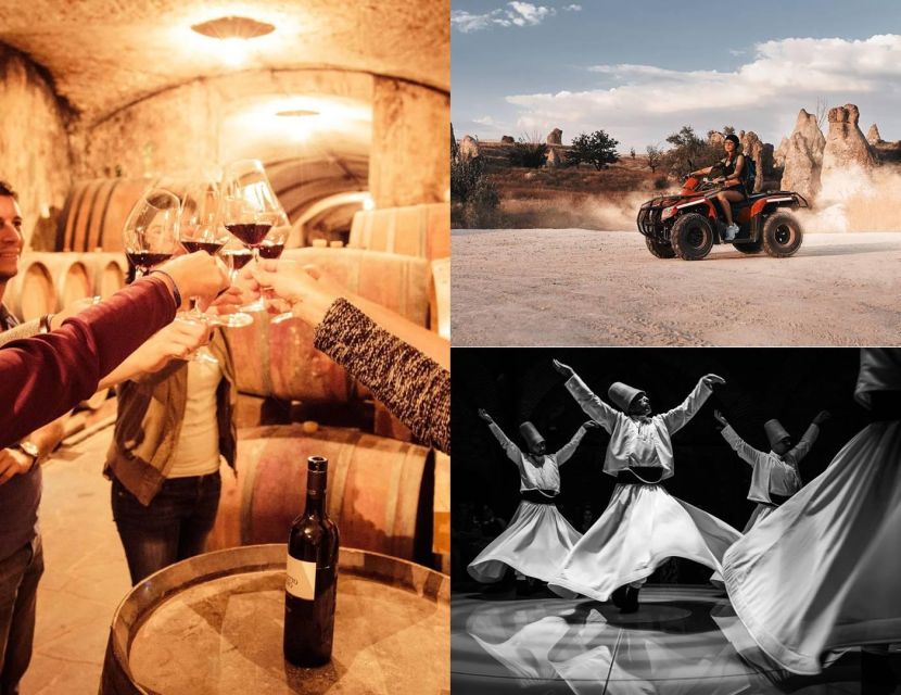 Cappadocia: Combo Tour with Wine Tasting and Adventure Tours - Key points worth knowing