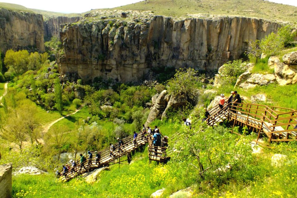 Cappadocia: Hiking & Undergroud City Tour - Red Valley hike: 4 km of fairy chimneys in rose to orange