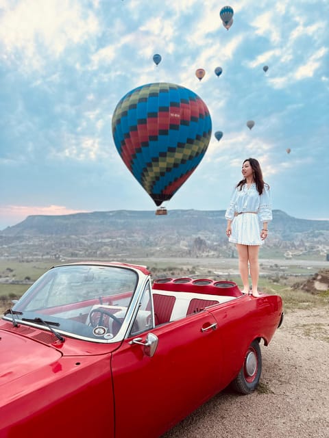 Cappadocia: Hot Air Balloon Watching Tour with Classic Car - Watching Balloons Prep on the Ground: The Part People Forget