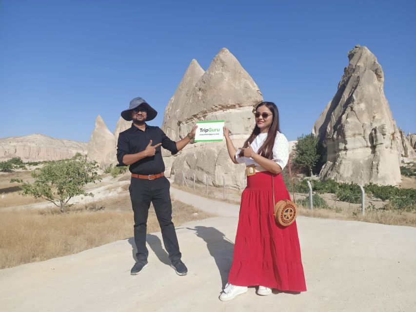 Cappadocia Instagram Tour with Pigeon Valley - Sultan Cave Suites rooftop: the fairy-chimney classic shot