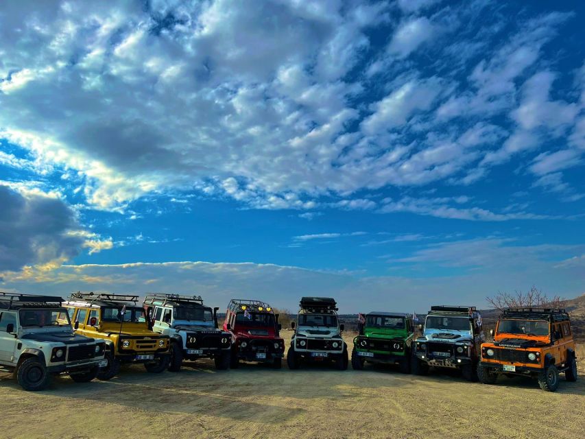 Cappadocia: Jeep Safari with Mini Underground City - Love Valley fairy chimneys: classic Cappadocia cones in motion