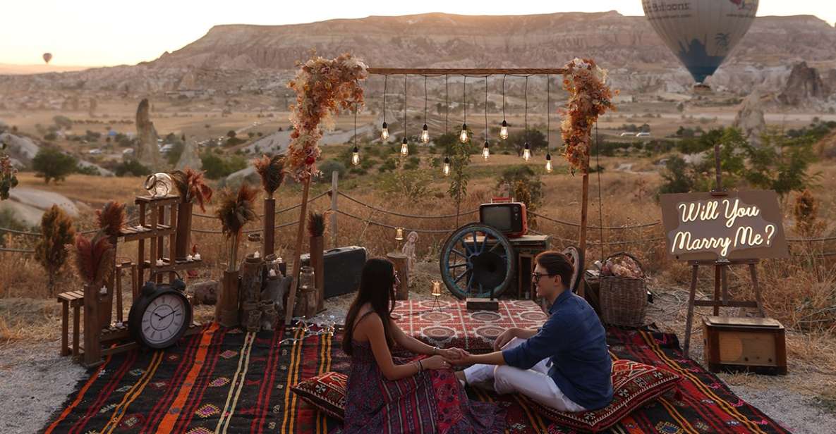 Cappadocia: Love Valley Proposal Service with Transfers - What You Actually Get: Decorations, Backdrop, and Treats