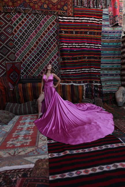 Cappadocia: Photo Shooting With Flying Dress & Carpet House - Key highlights at a glance