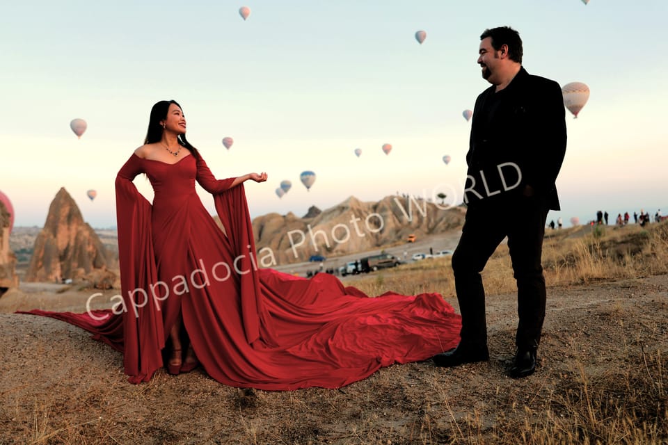 Cappadocia Photoshoot with Flying Dress - Key moments that make this shoot worth it