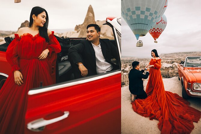Cappadocia Photoshooting with Flying Dress - Natural cave stop: why you want that second backdrop