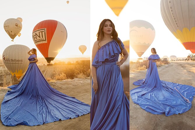 Cappadocia Photoshooting with Flying Dress - From balloon departure point to Love Valley: how the photographer shapes the shots
