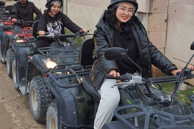 Cappadocia Quad Bike Tour (1 ATV for 2 persons) 2 Hours - Safety and comfort: helmets, glasses, and convoy riding