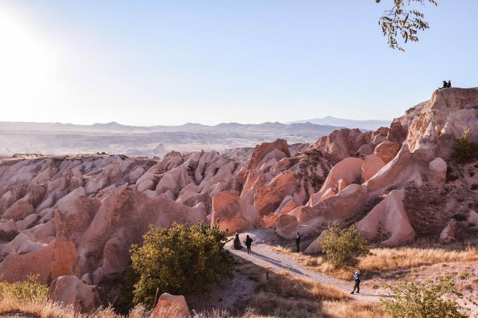 Cappadocia: Red Valley Trek and Kaymakli Underground City - Red Valley hike: 4 km of rock ridges and picture-perfect pacing