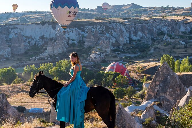 Cappadocia Sunrise Horse Riding - Rose Valley: Where the Balloons Rise Near You