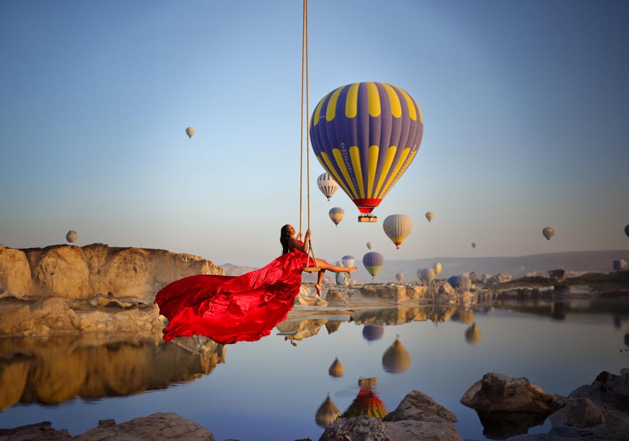 Cappadocia: Taking photo with Swing at hot air balloon view - Photos, Reels, and Delivery: What You’ll Actually Get Back