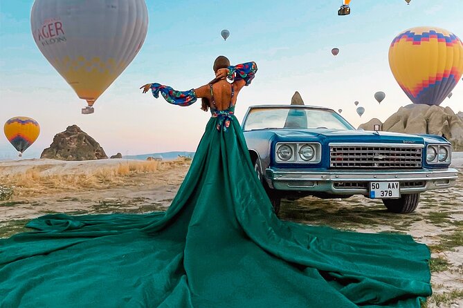 Classic Car Tour in Cappadocia - Göreme National Park and the panorama payoff after takeoff
