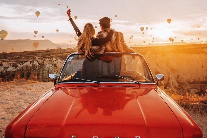 Classic Car Tour in Cappadocia Sunrise/Sunset - Sunset Tour Flow: Love Valley, Cavusin Castle View, Then Rose Valley
