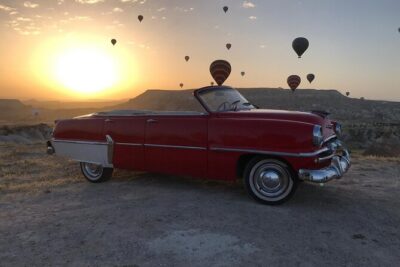 Classic Car Tour in Cappadocia Sunrise/Sunset - Sunrise Tour Flow: Balloon Takeoff Point, Rose Valley, Love Valley