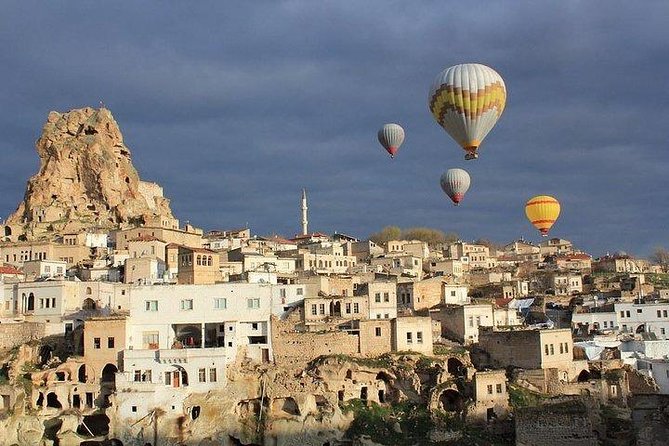 Day Tour - Southern Cappadocia Tour including Kaymakli Underground City - Old Çavuşin and St John the Baptist: deserted rock homes on a hillside