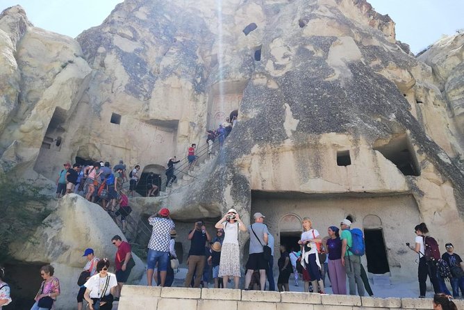 Double Tour with Airport Transfer - Day 2: Painted cave churches, Uchisar views, Pasabag fairy chimneys