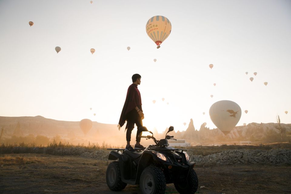 From Ürgüp/Göreme: Cappadocia Sunrise or Sunset Quad Tour - ATV Training, Safety Gear, and What You’ll Actually Do