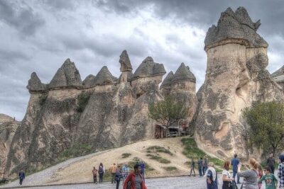 Full day Red Tour in Cappadocia with Lunch - Stop 1: Pasabag fairy chimneys (a fast lesson in Cappadocia’s look)