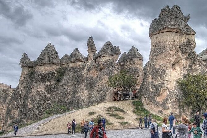 Full day Red Tour in Cappadocia with Lunch - Stop 1: Pasabag fairy chimneys (a fast lesson in Cappadocia’s look)