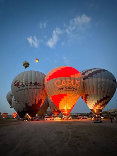 Göreme: Luxury Hot Air Balloon Flight in Göreme Valleys - The inflation hour: photos, views, and when takeoff becomes real
