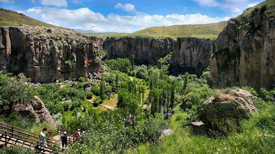 Green (South) Tour Cappadocia with lunch and ticket - Pigeon Valley and Uçhisar Castle views: end with photos and calm
