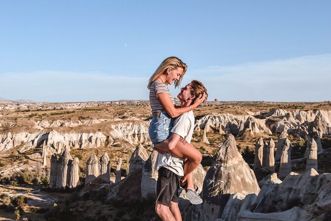 Highlights of Cappadocia with Guide Mehmet - Uchisar Castle Panorama: where the view gives you scale