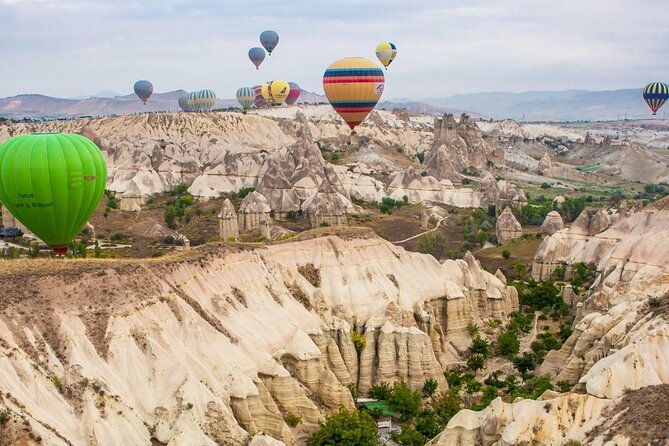 Hot Air Balloon Cappadocia - In the air for about one hour over Cappadocia