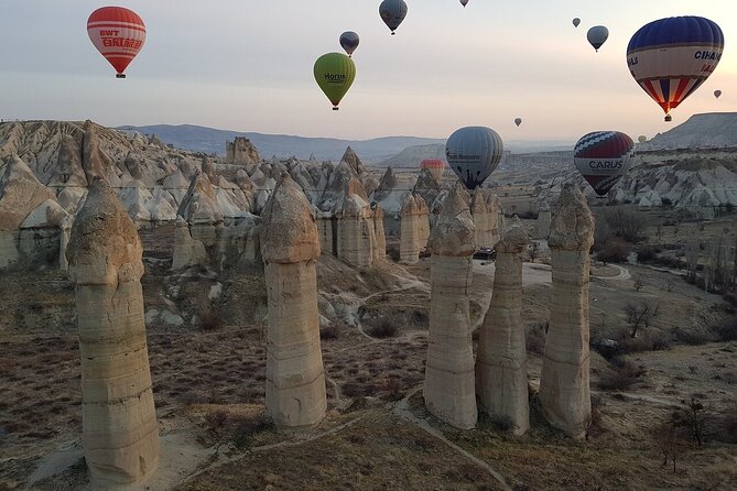 Hot Air Balloon Cappadocia - What you’ll see from above: Uçhisar Castle, valleys, and cave hotel areas