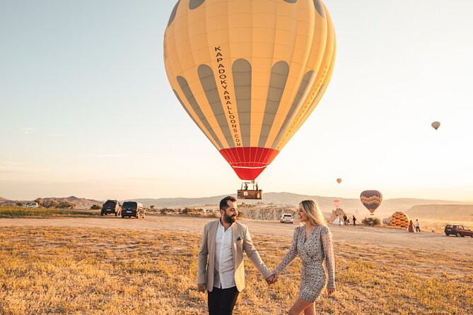 Hot Air Balloon Cappadocia - Landing celebration: certificate and the non-alcoholic champagne detail