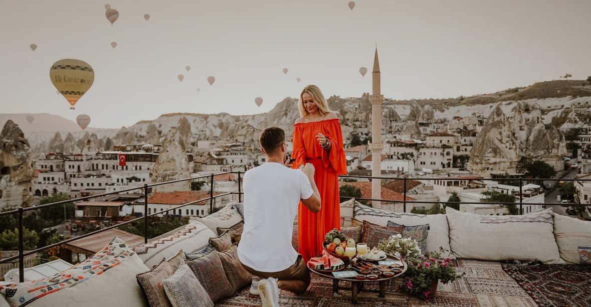 Marriage Proposal Surprise & Engagement in Cappadocia - Hotel Pickup and the “No-Stress” Start