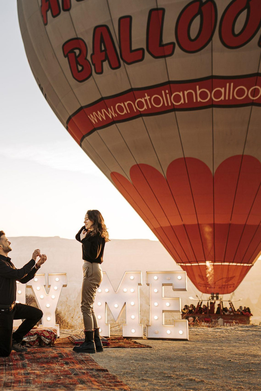 Marriage Proposal Surprise & Engagement in Cappadocia - Love Valley: Where the Proposal Moment Happens (1.5 Hours)