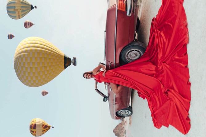 Private Classic Car Tour in Capadoccia with Pick Up - Red Valley for Sunrise-Style Vibes and Fairy Chimneys