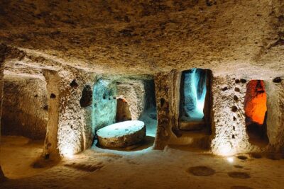 Private Double Cappadocia Tour (Red + Green Tour) - Kaymaklı Underground City: real tunnels, not just a quick peek